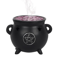 Load image into Gallery viewer, Pentagram Cauldron Incense Cone Holder