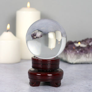 Crystal Ball 8cm with Base