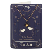 Load image into Gallery viewer, The Star Tarot Necklace &amp; Greeting Card