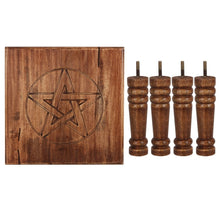 Load image into Gallery viewer, Large Pentagram Altar Table