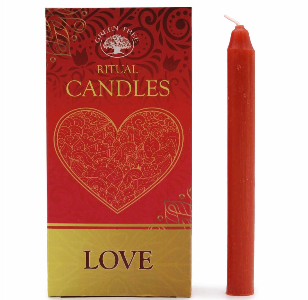 Set of 10 Spell Candles - Love