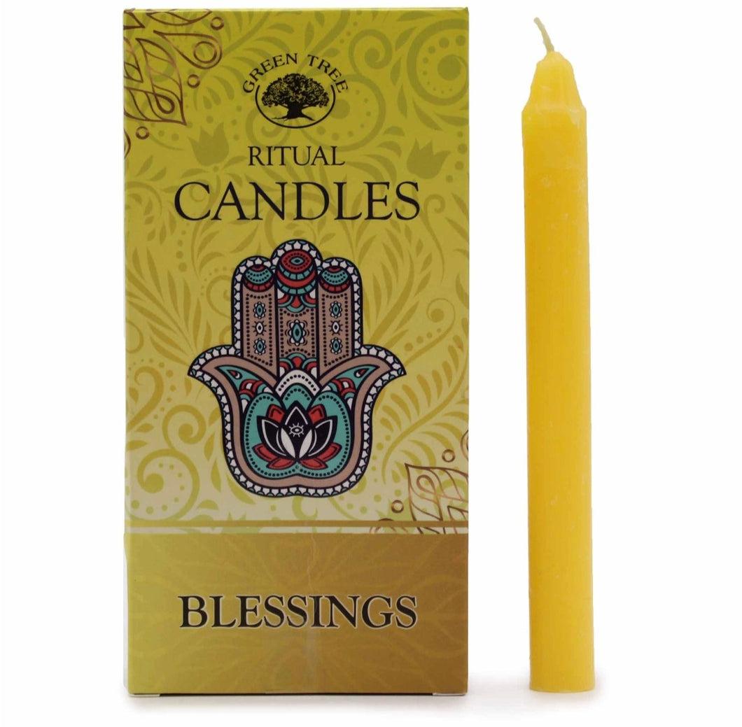 Set of 10 Spell Candles - Blessings
