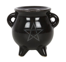 Load image into Gallery viewer, Pentagram Cauldron Ceramic Holder